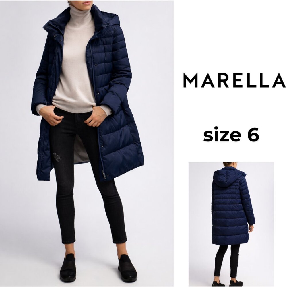 MARELLA by Max Mara Navy Puffer Jacket